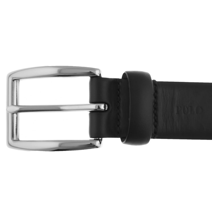 Alternative Image for ProductRalph Lauren Harness Leather Belt Black3